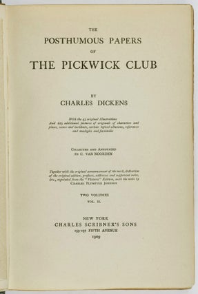 The Posthumous Papers of The Pickwick Club. 2 Vols.