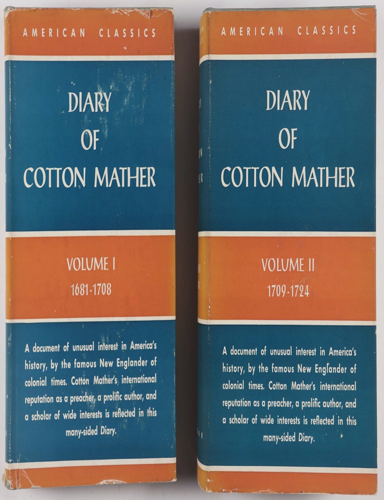 Item #55494 Diary of Cotton Mather. Cotton Mather.