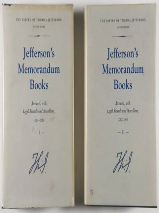 Item #55497 Jefferson's Memorandum Books. Accounts, with Legal Records and Miscellany, 1767-1826....