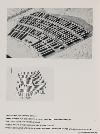 Neuzeitliche Miethäuser und Siedlungen (Modern Appartment Buildings and Settlements)