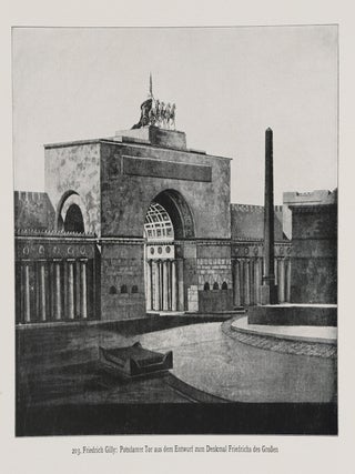 Architektur die nicht gebaut wurde. Erster Band: Text; Zweiter Band: Tafeln. 2 Vol. set (Complete)