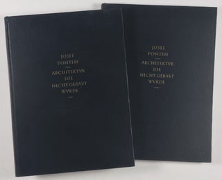 Architektur die nicht gebaut wurde. Erster Band: Text; Zweiter Band: Tafeln. 2 Vol. set (Complete)