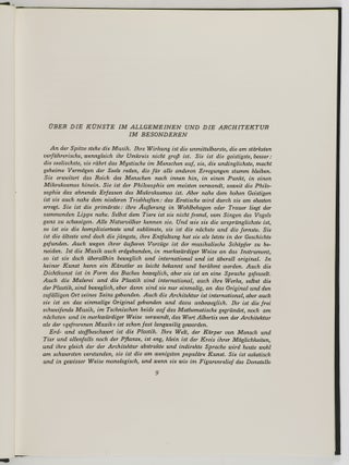 Architektur die nicht gebaut wurde. Erster Band: Text; Zweiter Band: Tafeln. 2 Vol. set (Complete)
