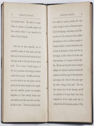 A Note On Charlotte Bronte