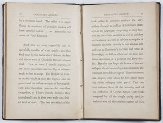 A Note On Charlotte Bronte