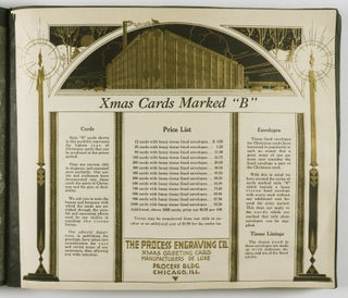 121 XMAS Greeting Cards from the Studios of The Process Engraving Co. (121 Christmas Cards)