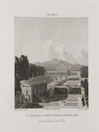 Choix des plus Célèbres maisons de plainsance de Rome et de ses environs (Selection of the most famous country houses in Rome and its surroundings)