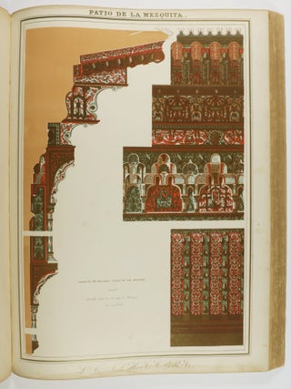 Plans, Elevations, Sections, and Details of the Alhambra. Vol. I ONLY [PLANS, ELEVATIONS, SECTIONS AND DETAILS OF THE ALHAMBRA / LITHOGRAPHY INCL. 27 {Elephant Folio} CHROMOLITHOGRAPHIC PLATES]