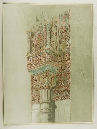 Plans, Elevations, Sections, and Details of the Alhambra. Vol. I ONLY [PLANS, ELEVATIONS, SECTIONS AND DETAILS OF THE ALHAMBRA / LITHOGRAPHY INCL. 27 {Elephant Folio} CHROMOLITHOGRAPHIC PLATES]