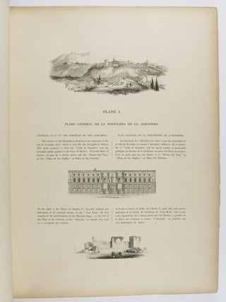 Plans, Elevations, Sections, and Details of the Alhambra. Vol. I ONLY [PLANS, ELEVATIONS, SECTIONS AND DETAILS OF THE ALHAMBRA / LITHOGRAPHY INCL. 27 {Elephant Folio} CHROMOLITHOGRAPHIC PLATES]