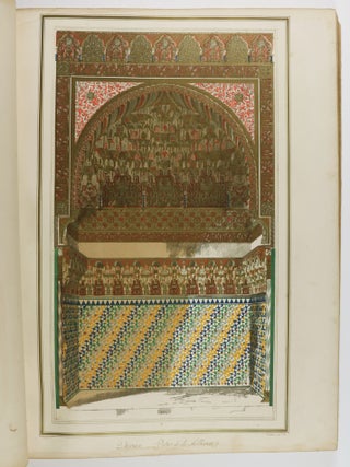 Plans, Elevations, Sections, and Details of the Alhambra. Vol. I ONLY [PLANS, ELEVATIONS, SECTIONS AND DETAILS OF THE ALHAMBRA / LITHOGRAPHY INCL. 27 {Elephant Folio} CHROMOLITHOGRAPHIC PLATES]