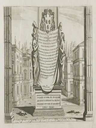 Item #55639 Palazzi di Roma de piu celebri architetti... Libro primo (Palaces of Rome by the Most...