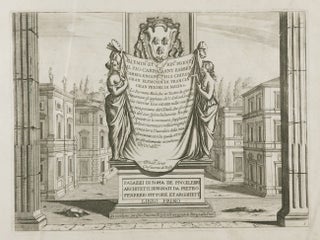 Item #55639 Palazzi di Roma de piu celebri architetti... Libro primo (Palaces of Rome by the Most...