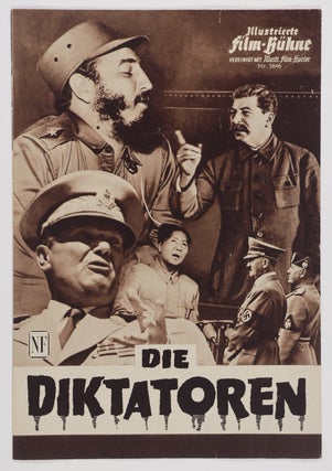 Item #55645 Die Diktatoren. Illustrierte Film-Bühne - Illustrierter Film-Kurier Nr. 5646. (The...