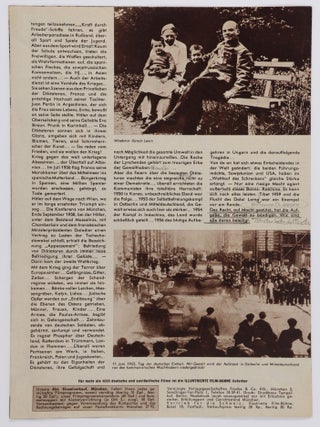 Die Diktatoren. Illustrierte Film-Bühne - Illustrierter Film-Kurier Nr. 5646. (The Dictators)