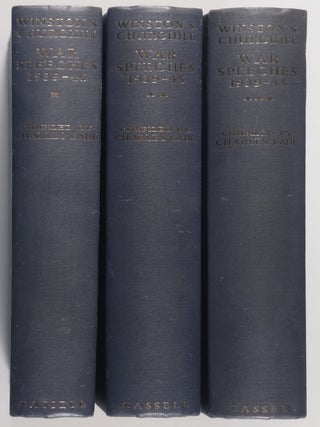 Item #55690 The War Speeches of the RT Hon Winston S. Churchill. 3 Vols. Winston Churchill