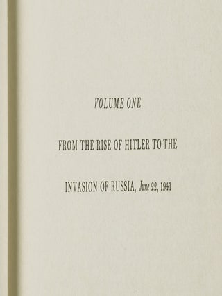 The War Speeches of the RT Hon Winston S. Churchill. 3 Vols.