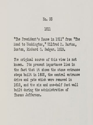 Report to the President of the United States on Improvements and Policy of Maintenance for the Executive Mansion Grounds