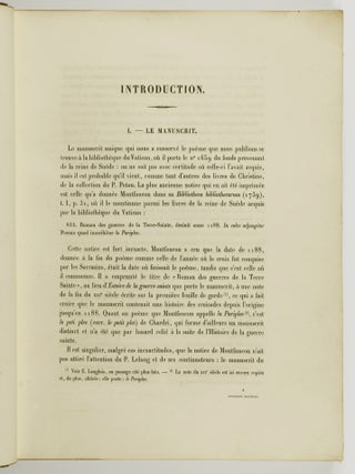 L'Estoire De La Guerre Sainte. Histoire En Vers De La Troisème Croisade (1190-1192) The Story of the Holy War: History of the Third Crusade