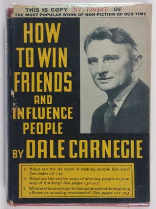 How to Win Friends and Influence People [INSCRIBED. Dale Carnegie.