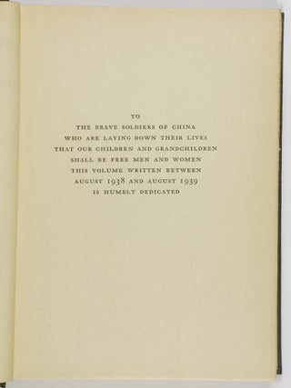 Moment in Peking. A Novel of Contemporary Chinese Life [SIGNED]