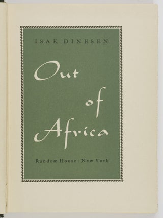 Out of Africa