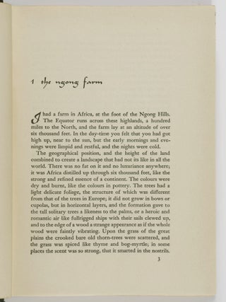 Out of Africa