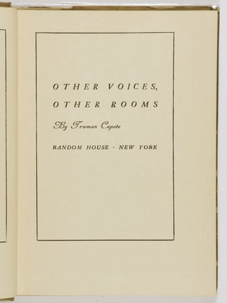 Other Voices Other Rooms [SIGNED]