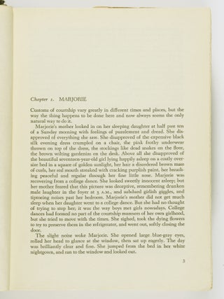 Marjorie Morningstar [INSCRIBED]