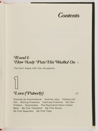The Philosophy of Andy Warhol. From A to B and Back Again [SIGNED]