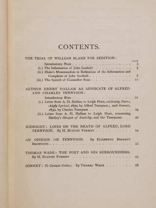 Literary Anecdotes of the Nineteenth Century: Contributions Towards A Literary History of the Period. 2 Vols.