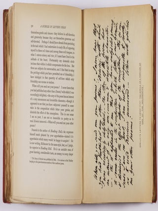 Literary Anecdotes of the Nineteenth Century: Contributions Towards A Literary History of the Period. 2 Vols.