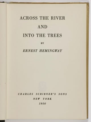 Across The River And Into The Trees
