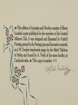 Aucassin and Nicolette [SIGNED BY ILLUSTRATOR]