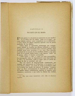 La Nacion Judia y la Guerra (The Jewish Nation and the War)