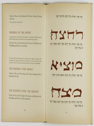 Haggadah for Passover - Copied and Illustrated by Ben Shahn with a Translation - Introduction - and Historical Notes by Cecil Roth