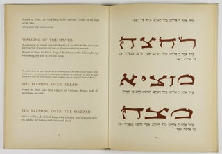Haggadah for Passover - Copied and Illustrated by Ben Shahn with a Translation - Introduction - and Historical Notes by Cecil Roth