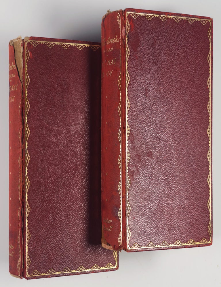Item #55955 Buddenbrooks: Verfall einer Familie. Roman. 2 volumes. Thomas Mann.