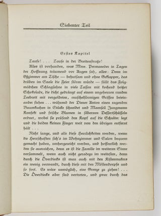 Buddenbrooks: Verfall einer Familie. Roman. 2 volumes.