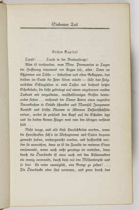 Buddenbrooks: Verfall einer Familie. Roman. 2 volumes.