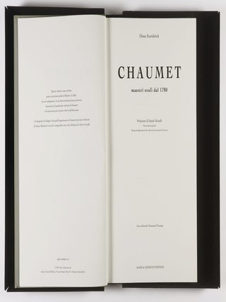 Chaumet maestri orafi dal 1780 (Master Goldsmiths Since 1780)