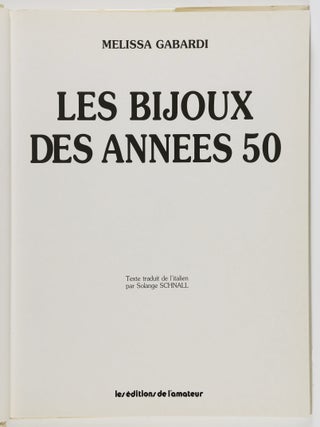 Les Bijoux Des Annees 50 (1950s Jewelry)