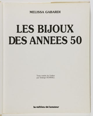 Les Bijoux Des Annees 50 (1950s Jewelry)