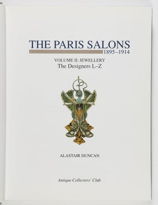The Paris Salons 1895-1914. Jewellery. 2 Vols.