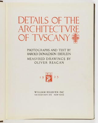 Details of the Architecture of Tuscany