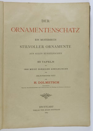 Der Ornamentenschatz. Ein Musterbuch Stilvoller Ornamente Aus Allen Kunstepochen (The Ornament Treasure. A Pattern Book Of Stylish Ornaments From All Art Epochs)