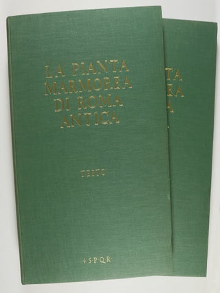 La Pianta Marmorea Di Roma Antica. Forma Urbis Romae (The Marble Plan of Ancient Rome] 2 Vols. in...