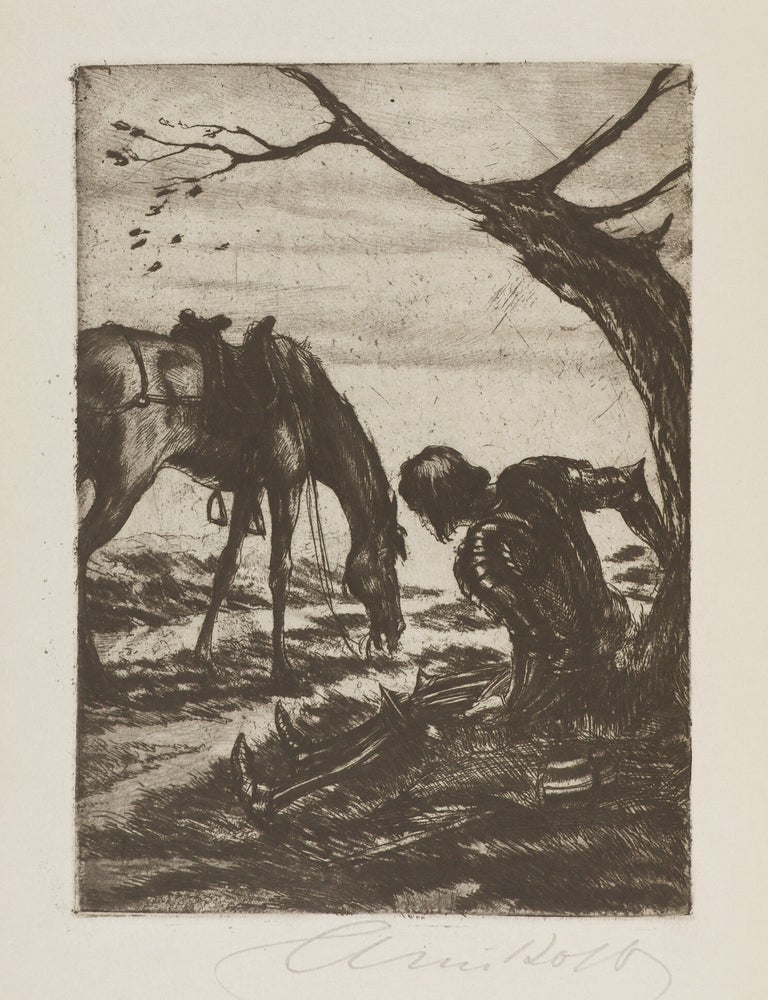 Item #56032 Bayard. Ein Balladenkranz [SIGNED BY AUTHOR AND ARTIST]. B&ouml;rries Freiherr von M&uuml;nchhausen, Alois Kolb, Etchings.
