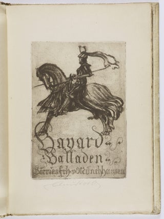 Bayard. Ein Balladenkranz [SIGNED BY AUTHOR AND ARTIST]