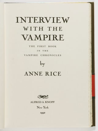 Interview with the Vampire [SIGNED, LIMITED EDITION ]